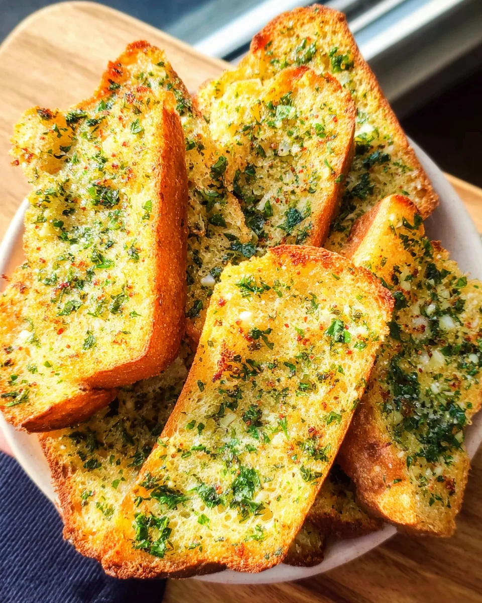 10-Minute Air Fryer Garlic Bread