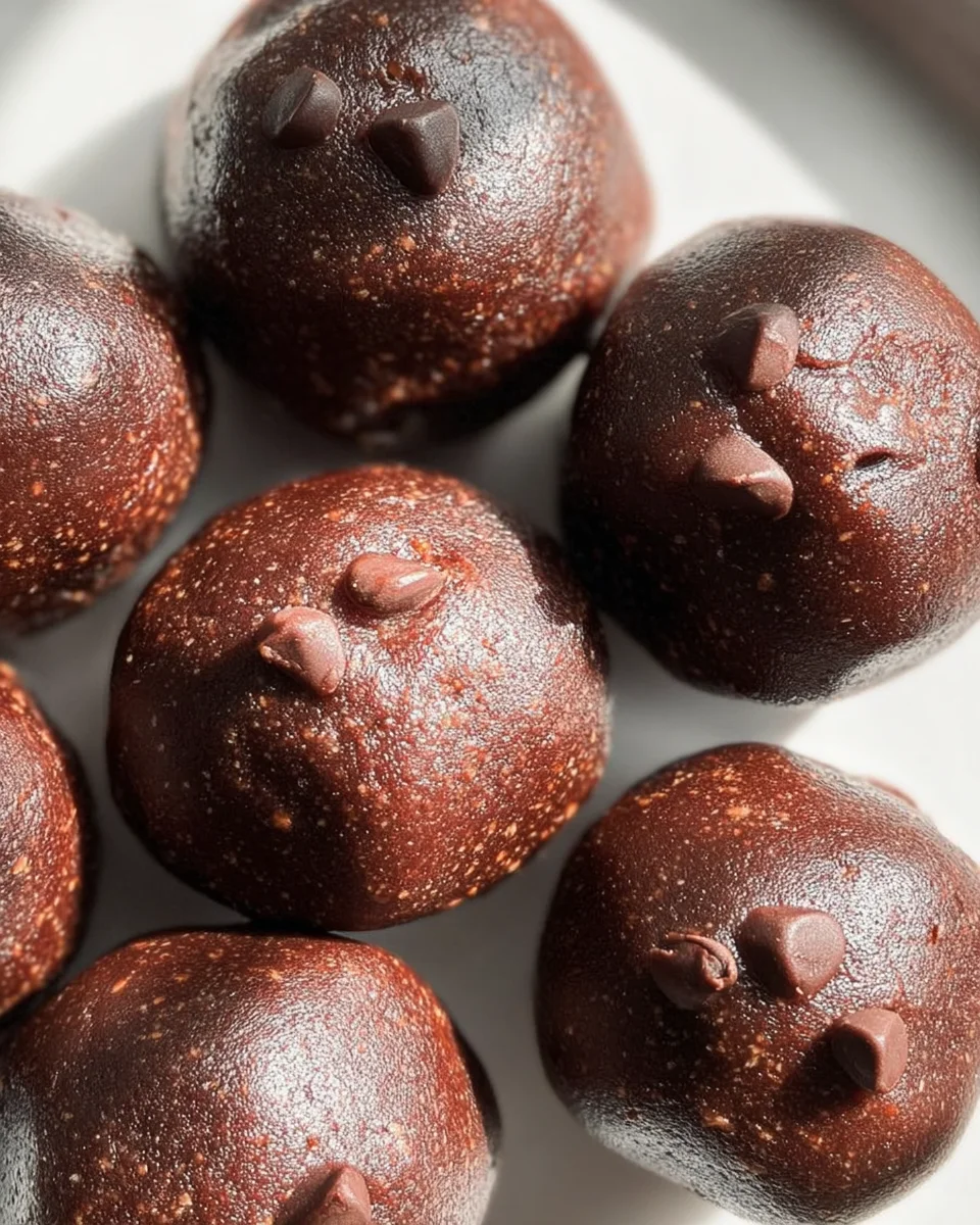 3-Ingredient No Bake Brownie Bites