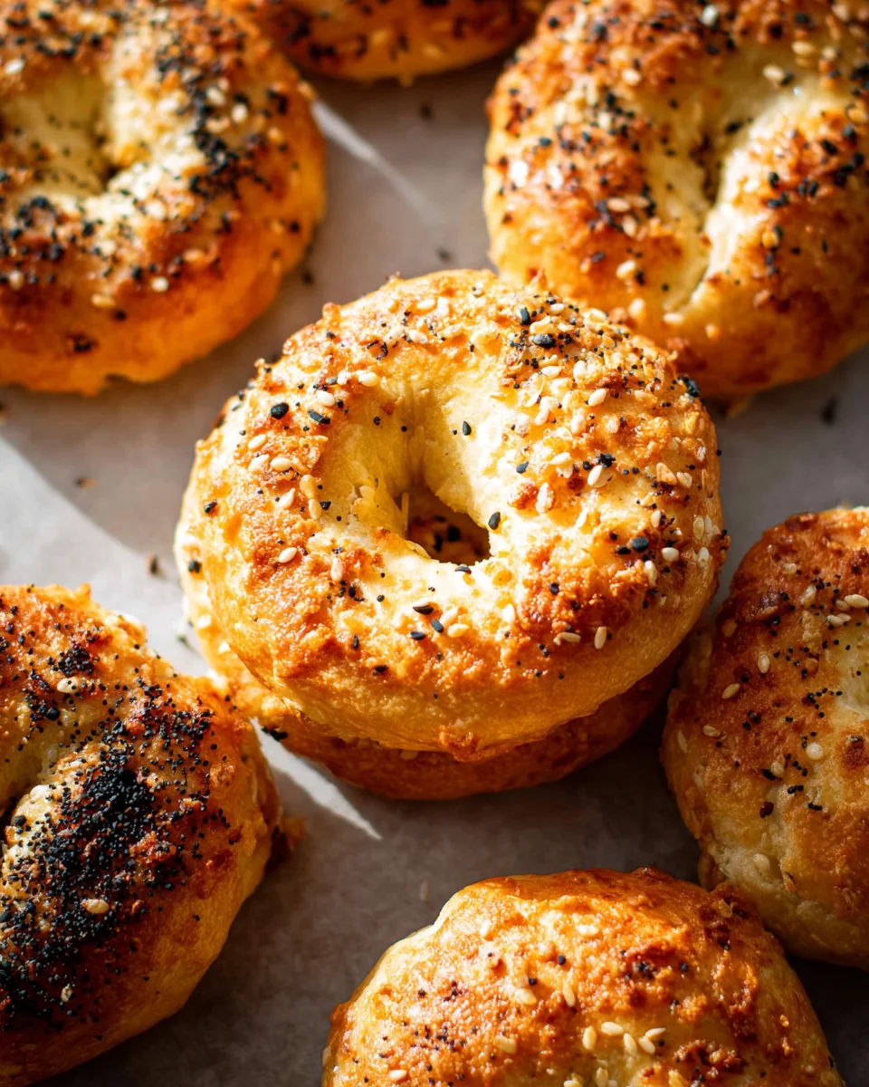3 Ingredient Air Fryer Bagels