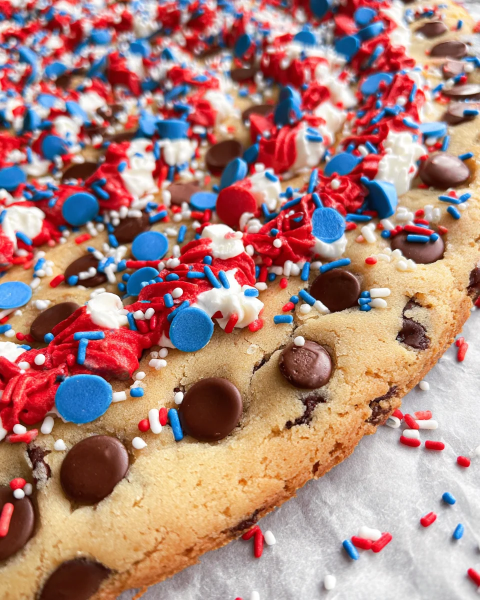 4th of July Cookie Cake