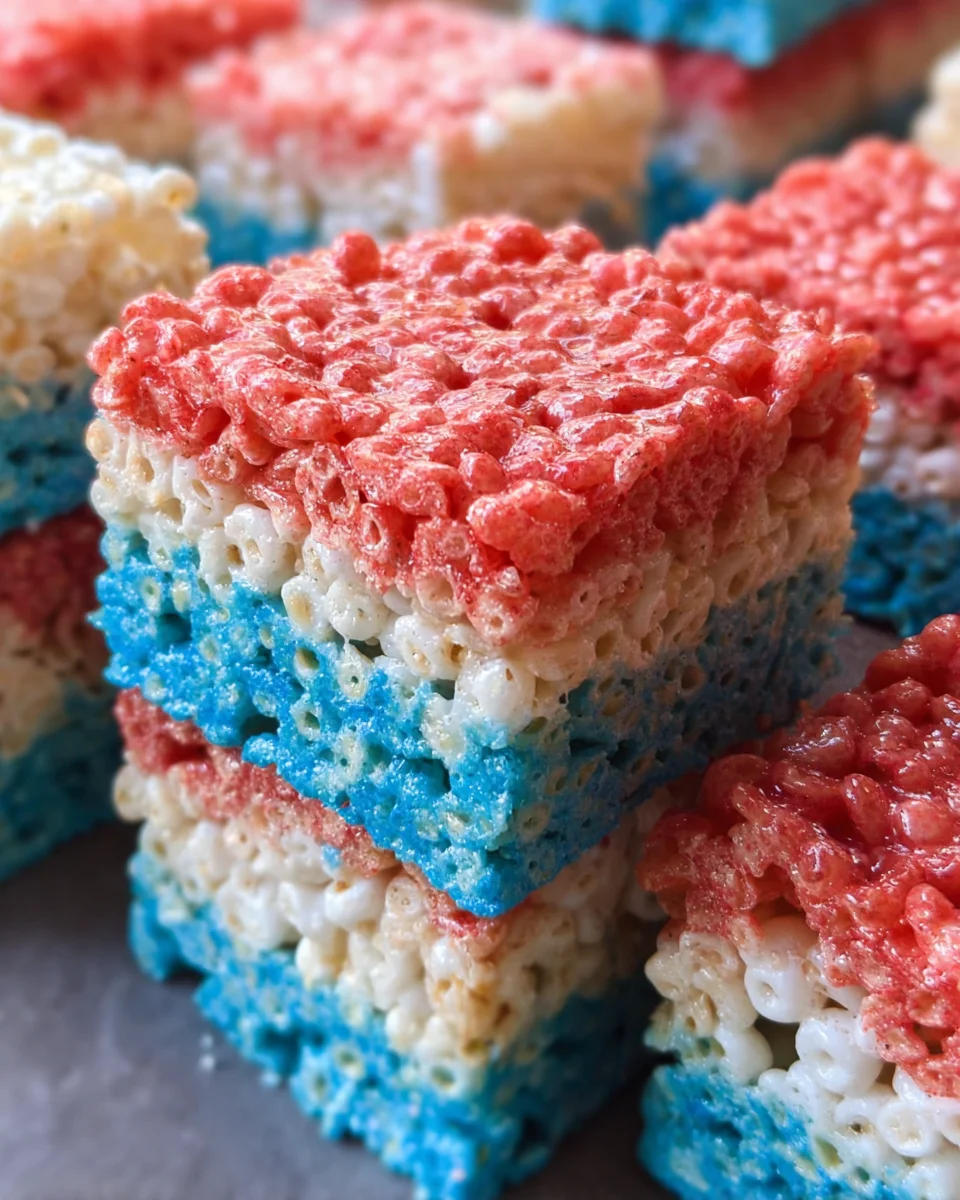 4th of July Rice Krispie Treats