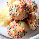 Applesauce Birthday Cake Protein Balls