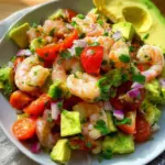 Avocado Salsa Shrimp Salad