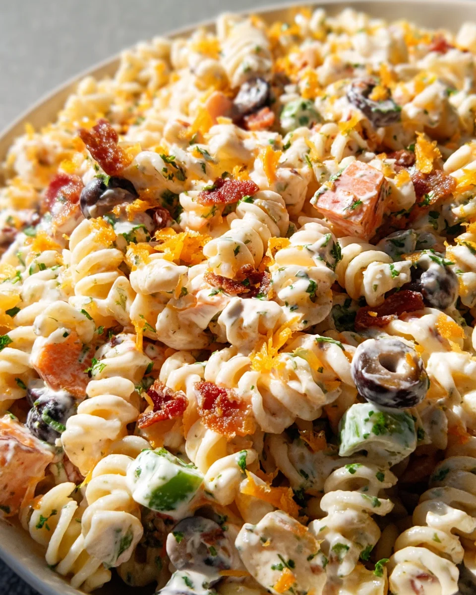 Bacon Ranch Pasta Salad
