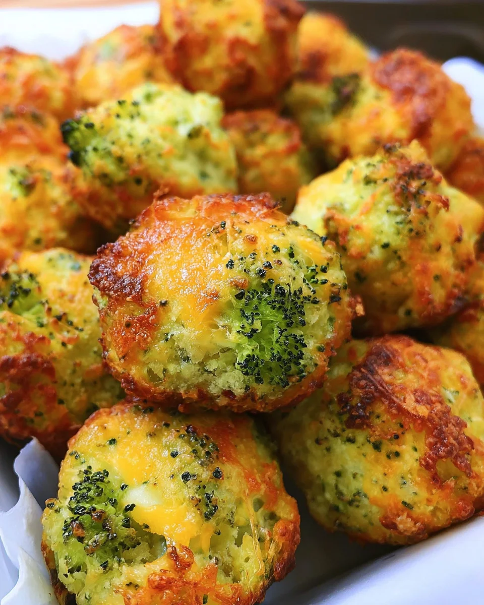 Baked Broccoli Cheese Balls