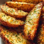 Baked Garlic Parmesan Potato Wedges