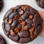 Bakery Style Double Chocolate Chip Cookies