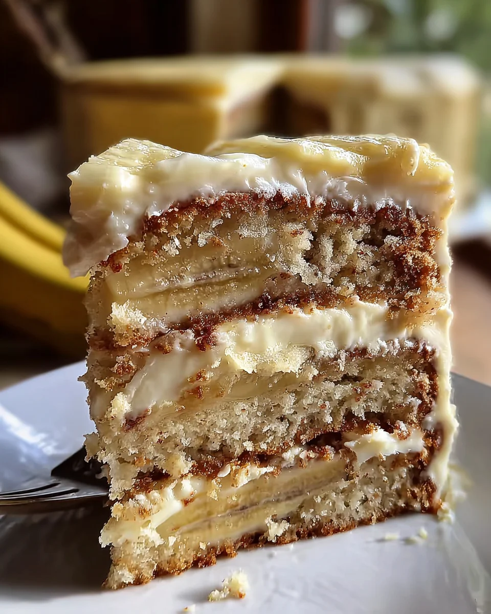 Banana Cake with Cream Cheese Frosting