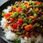 Beef and Pepper Rice Bowl