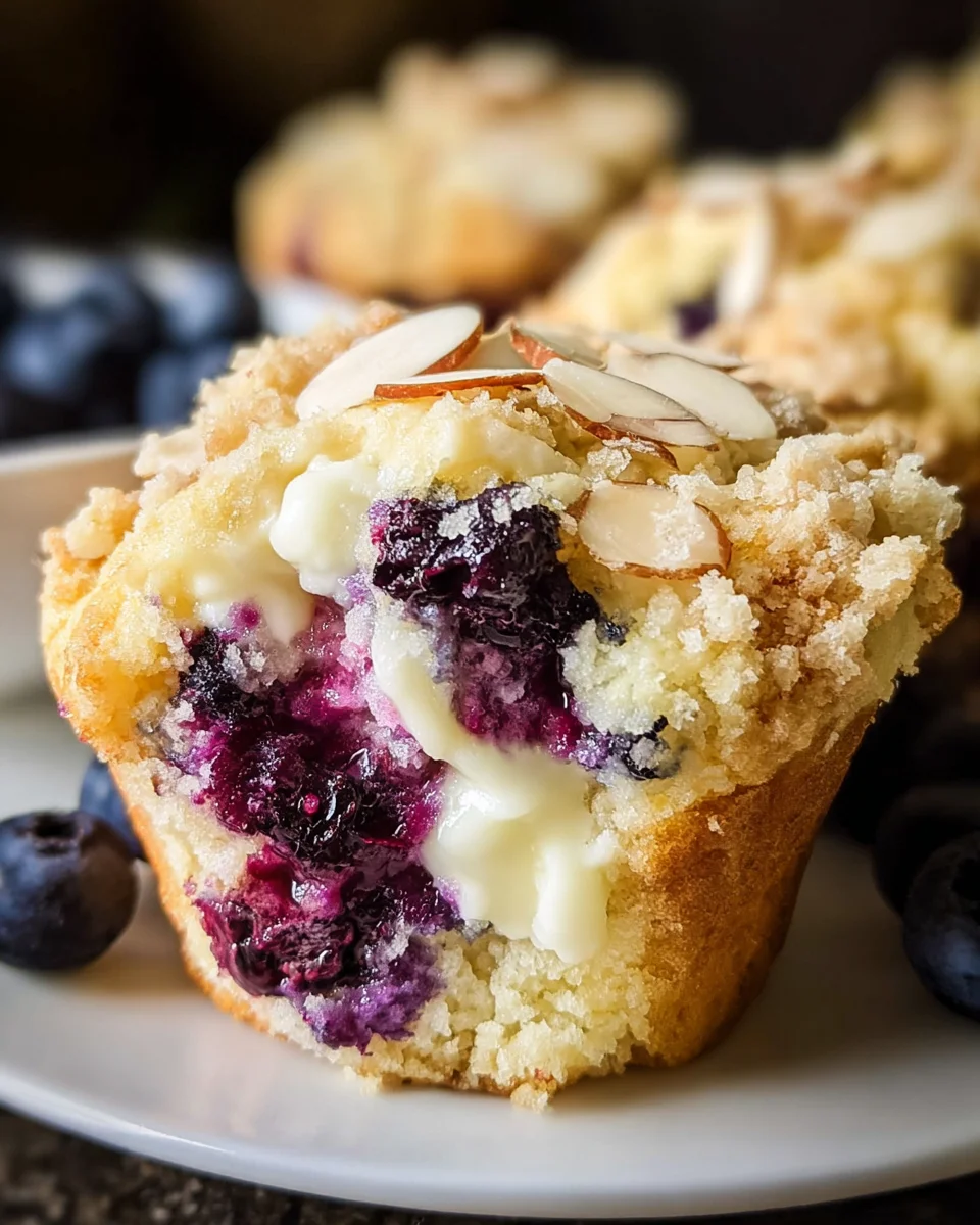 Blueberry Cream Cheese Muffins