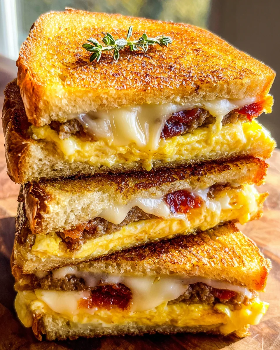 Breakfast Grilled Cheese