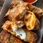 Buffalo Chicken Egg Rolls