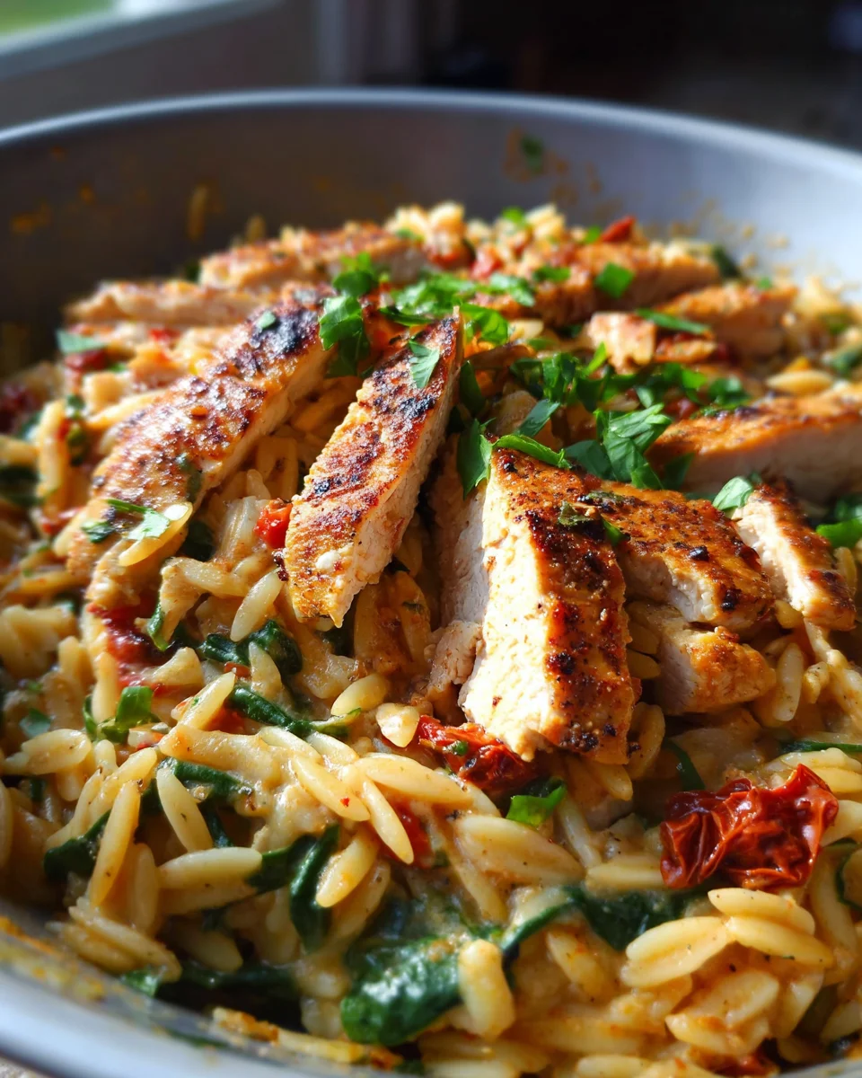 Cajun Chicken Orzo