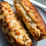 Cheesy Chicken Garlic Bread Sandwich
