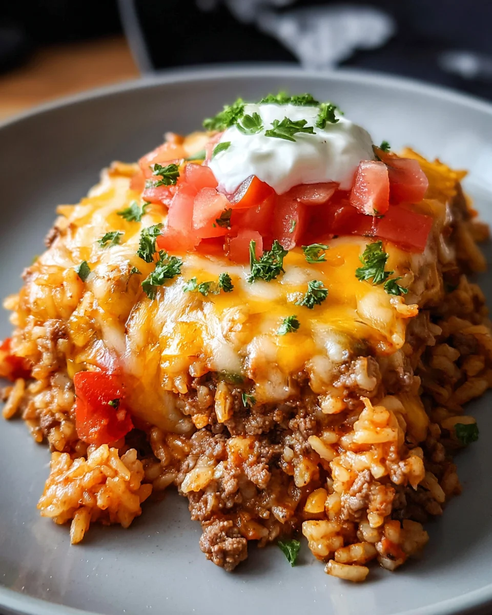 Cheesy Taco Rice Recipe