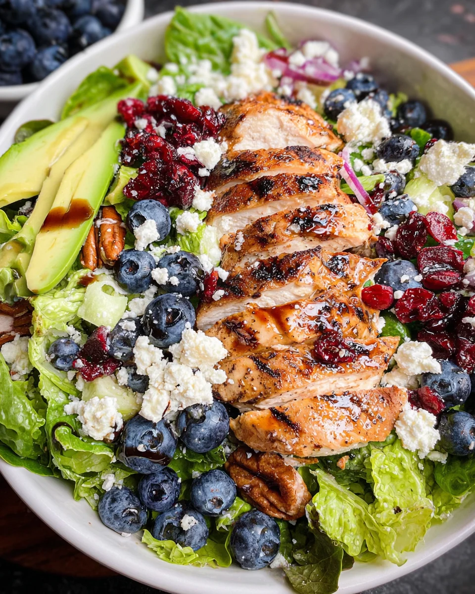 Chicken Blueberry Feta Salad