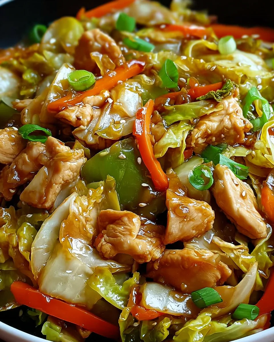Chicken Cabbage Stir-Fry Recipe