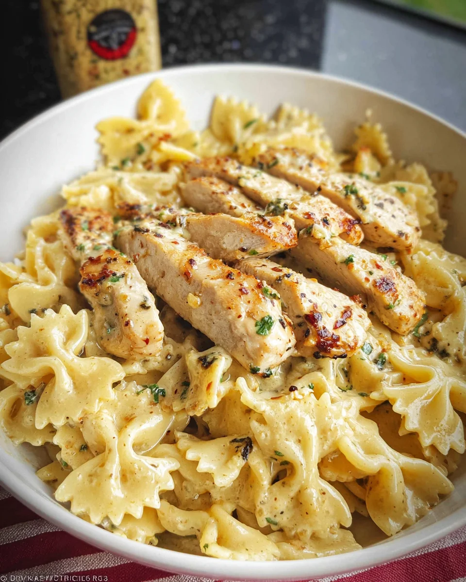 Chicken Garlic Parmesan Pasta