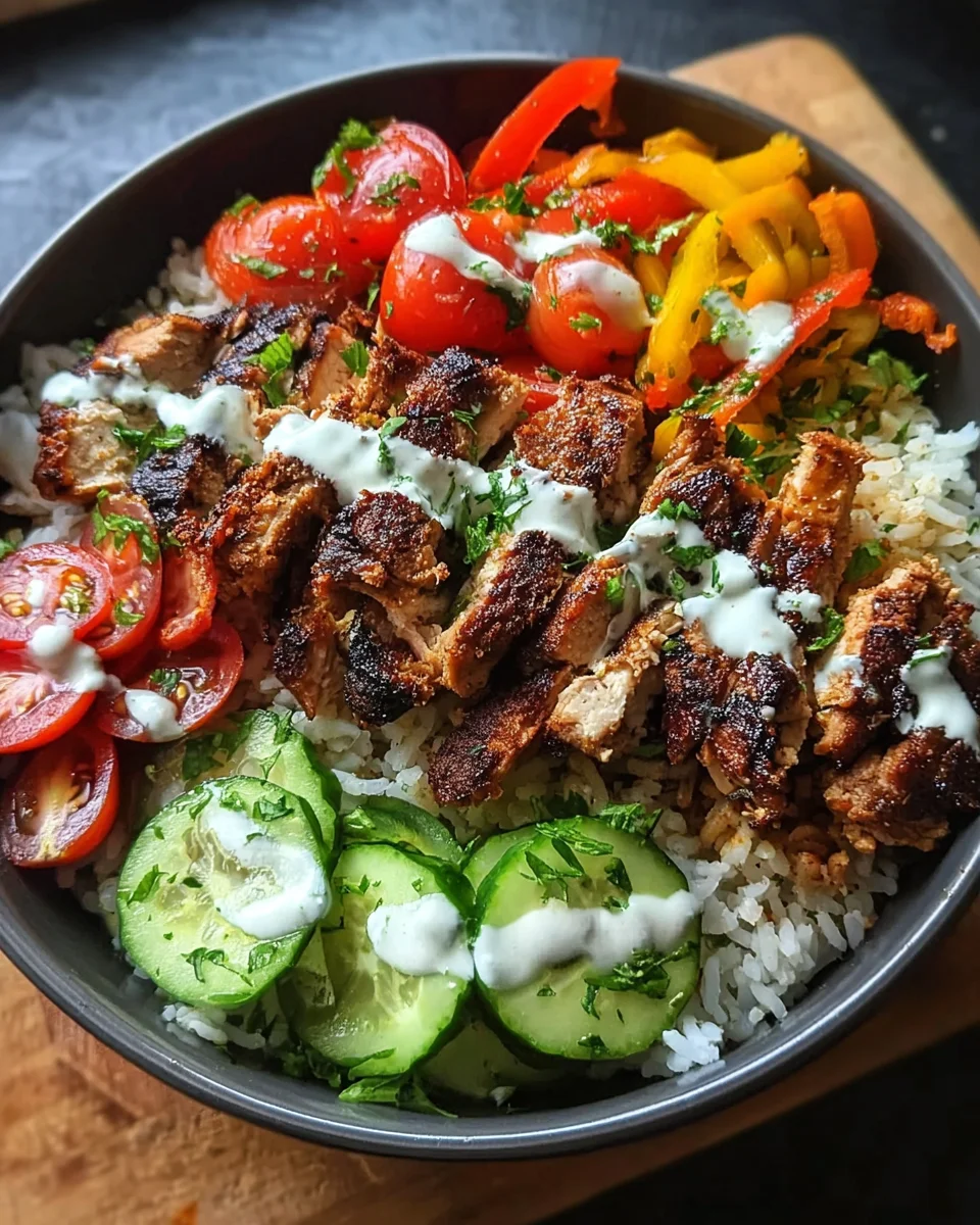 Chicken Shawarma Bowl Recipe