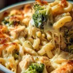 Chicken and Broccoli Alfredo Bake