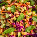 Chopped Asian Salad (Miso Dressing)