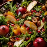 Christmas Salad with Honey Mustard Dressing