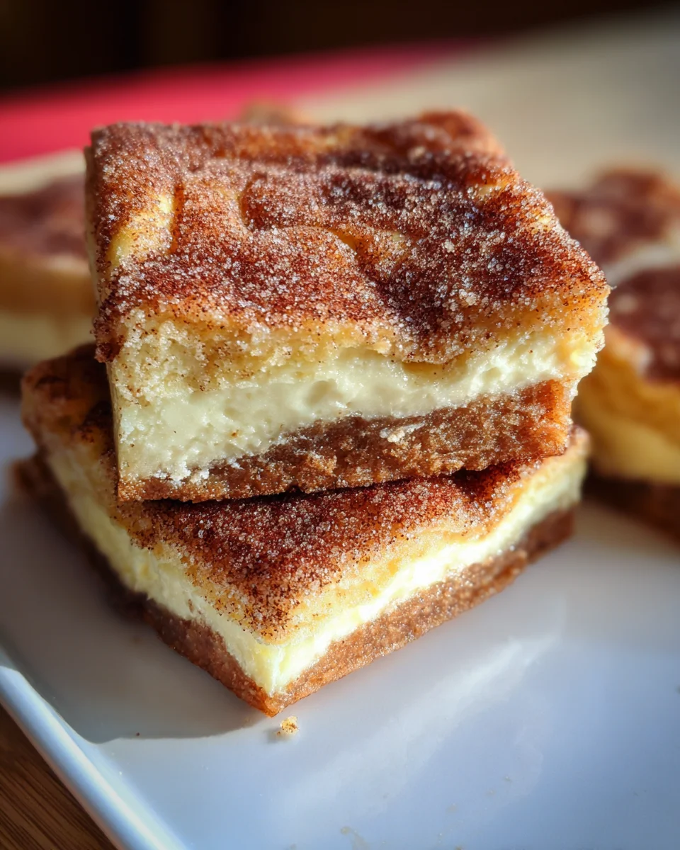 Churro Cheesecake Bars