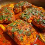 Classic Spicy Moroccan Fish in Rich Sauce