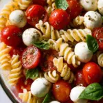 Creamy Caprese Pasta Salad