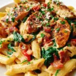 Creamy Chicken Pasta with Bacon