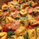Creamy Tortellini with Tomatoes