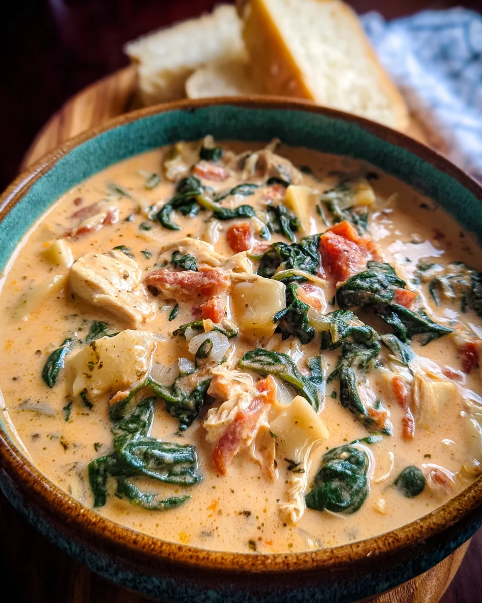 Creamy Tuscan Chicken Soup