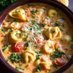 Creamy Tuscan Tortellini Soup