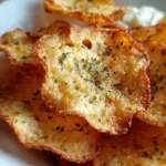 Crispy Cottage Cheese Chips