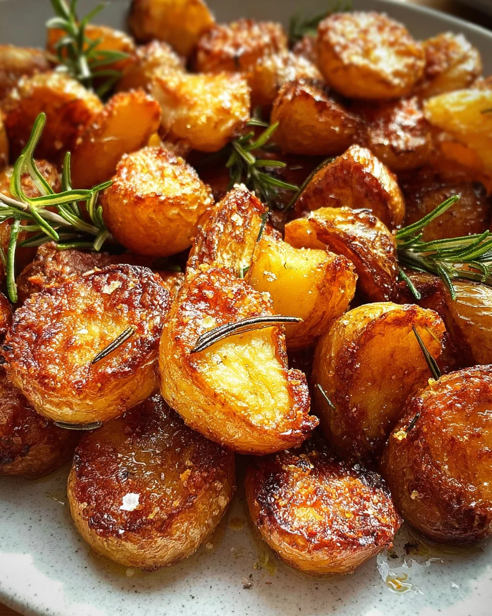 Crispy Roast Potatoes with Rosemary and Garlic - Whole30