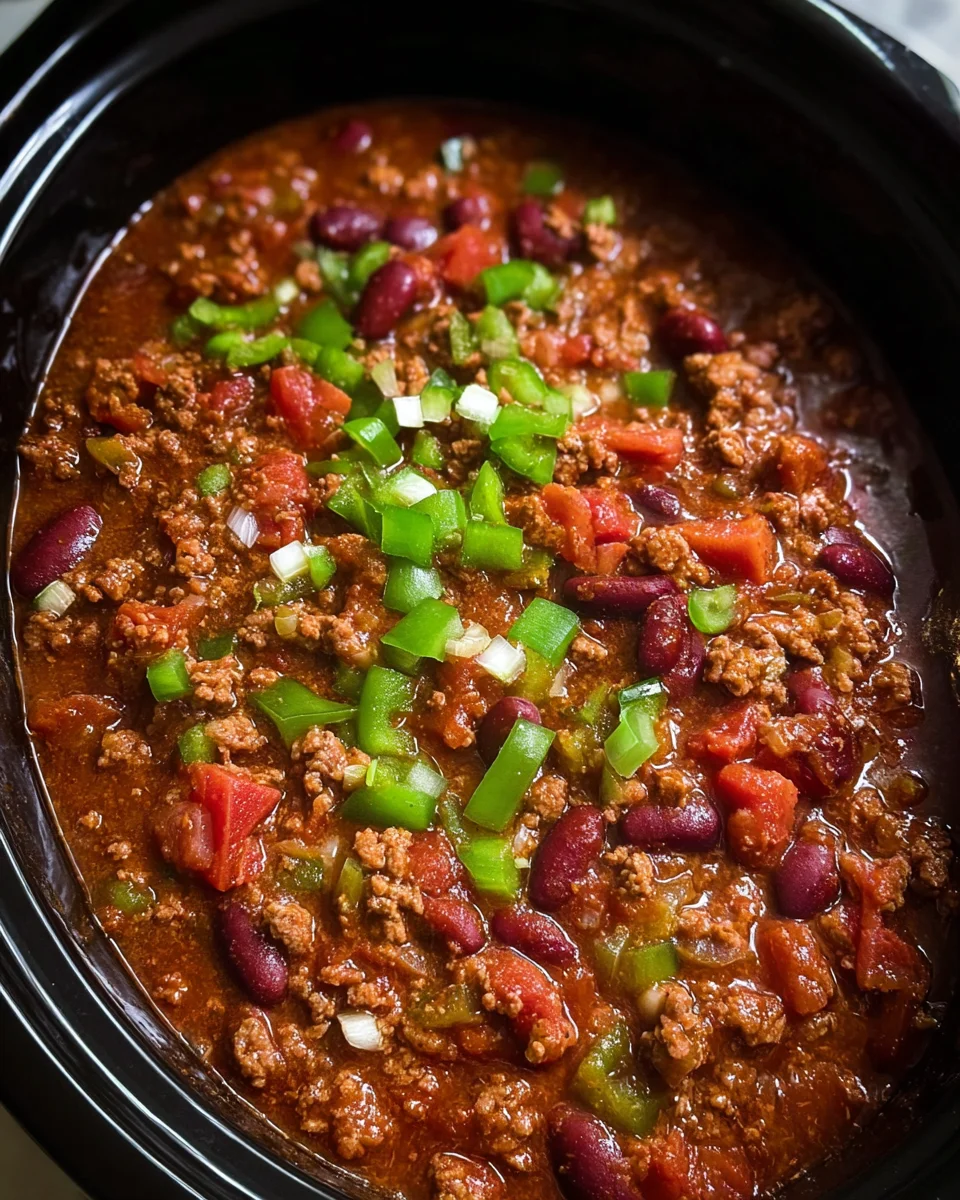 Crock Pot Chili Recipe