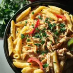 Crock Pot Creamy Cajun Chicken Pasta