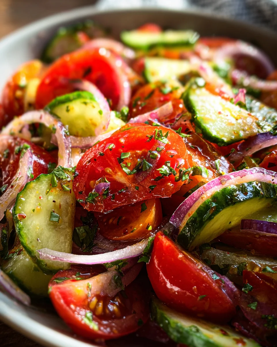 Cucumber Tomato Salad