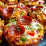 Deep Dish Pizza Cupcakes