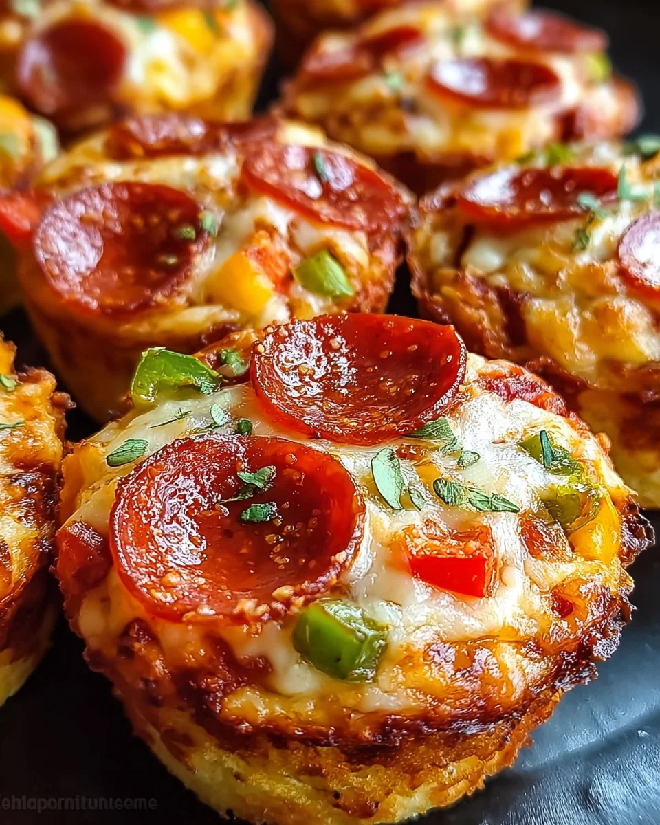 Deep Dish Pizza Cupcakes