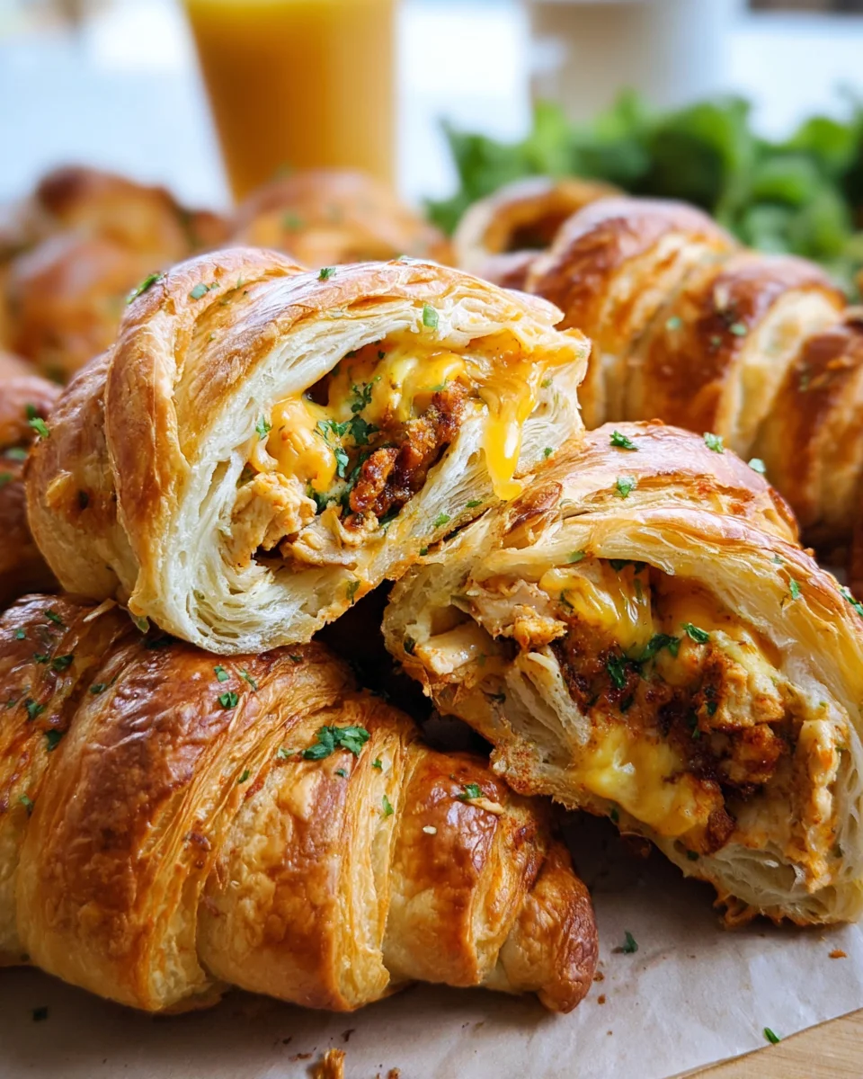 Easy Cheesy Chicken-Filled Crescents