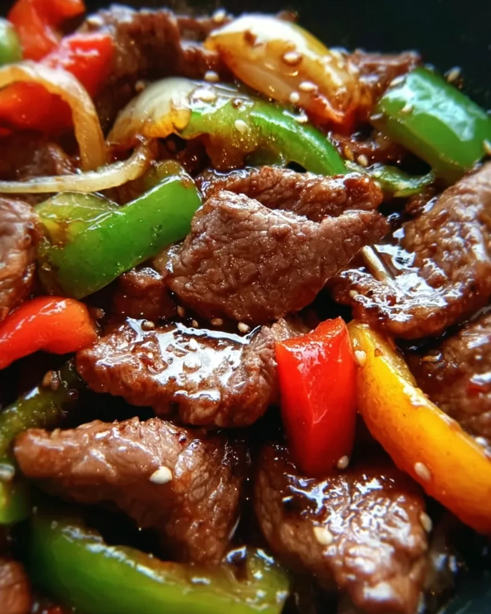 Easy Chinese Pepper Steak Recipe