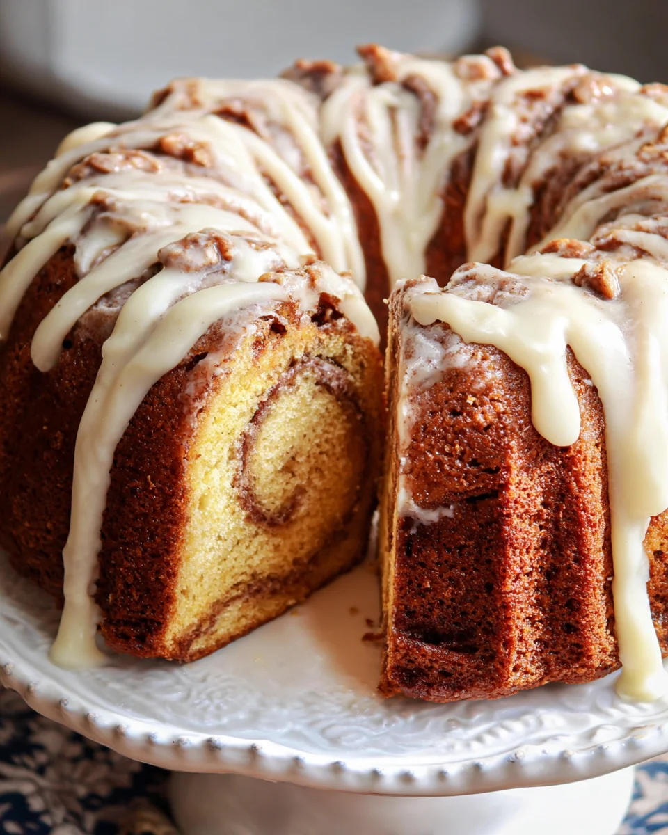 Easy Cinnamon Roll Bundt Cake