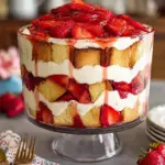 Easy Strawberry Trifle with Pound Cake