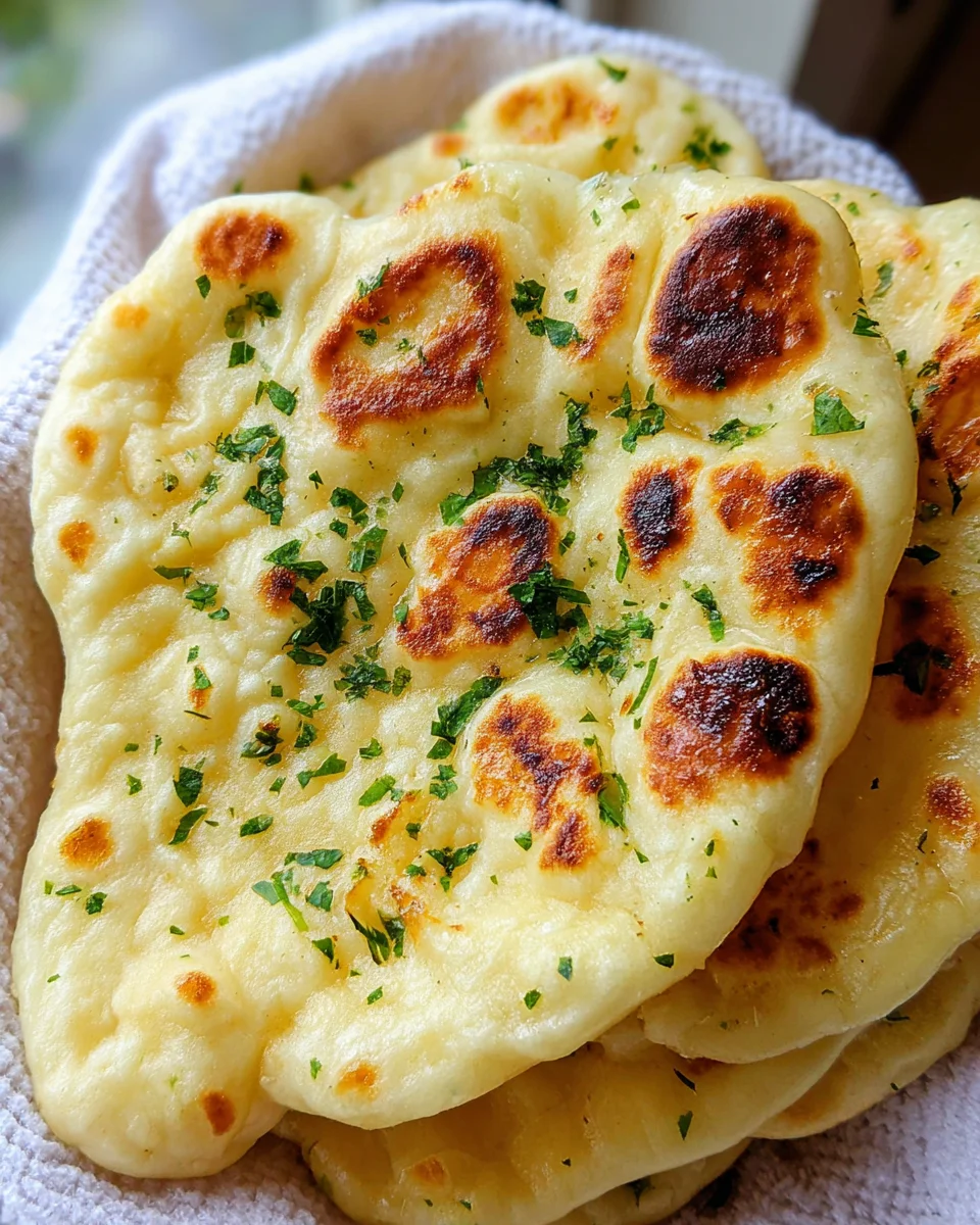 Easy Vegan Naan