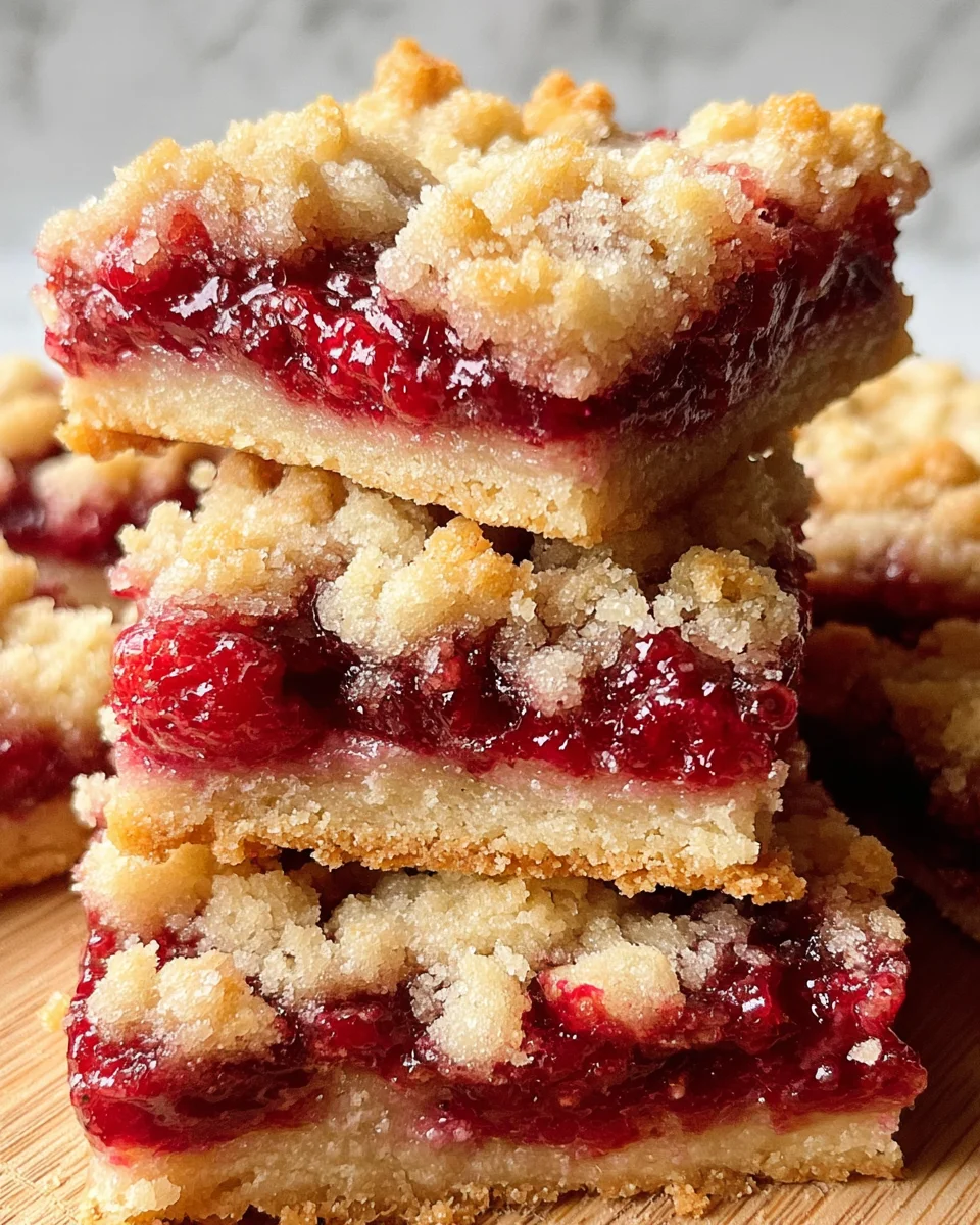 Fabulous Five Ingredient Raspberry Bars