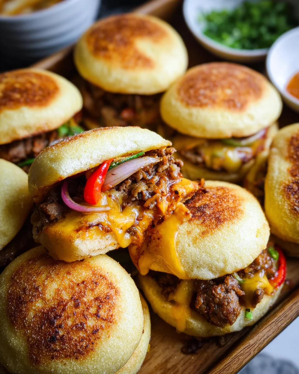 Fluffy Pan Bread With Beef