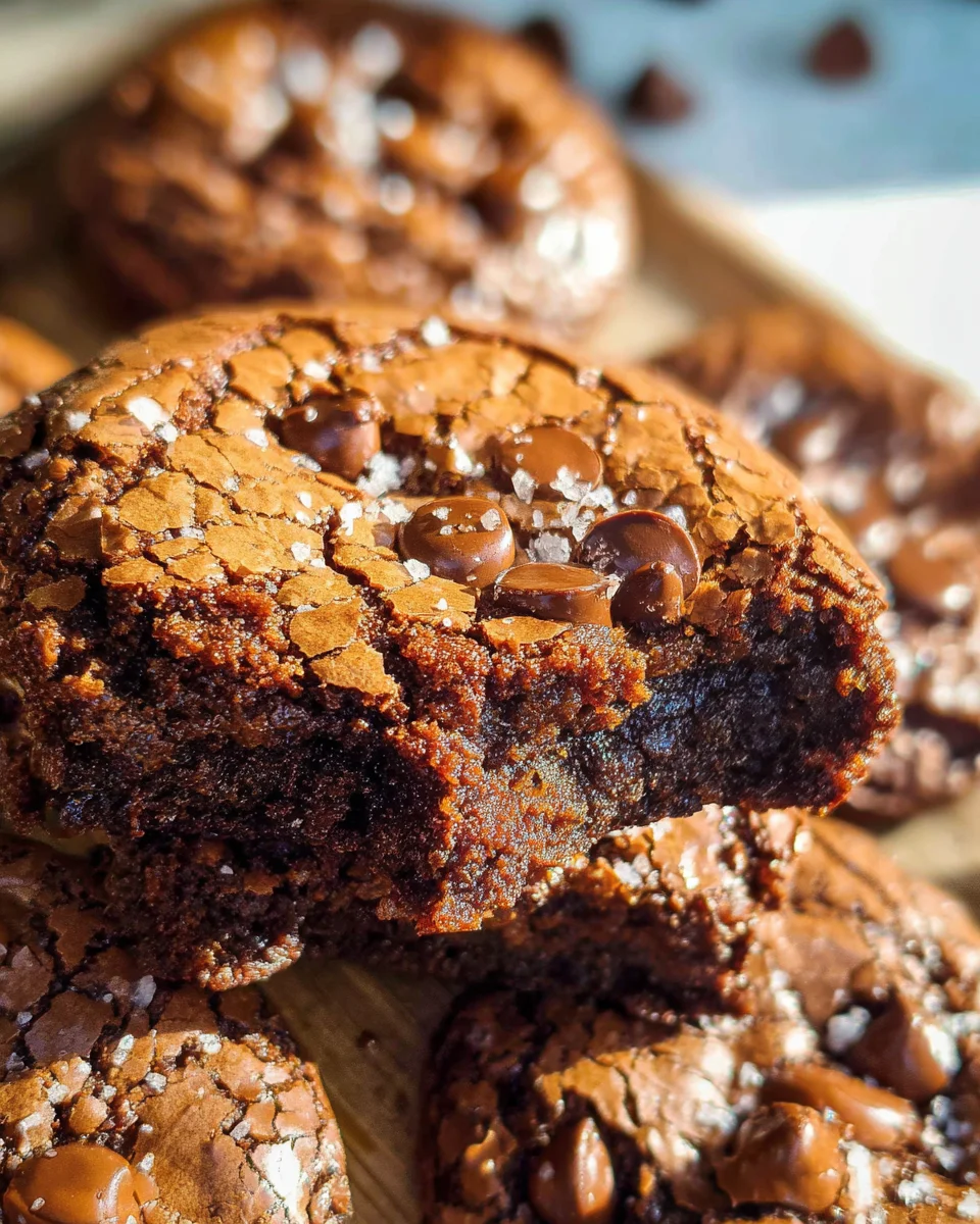 Fudgy Chewy Browkies (Brookies)