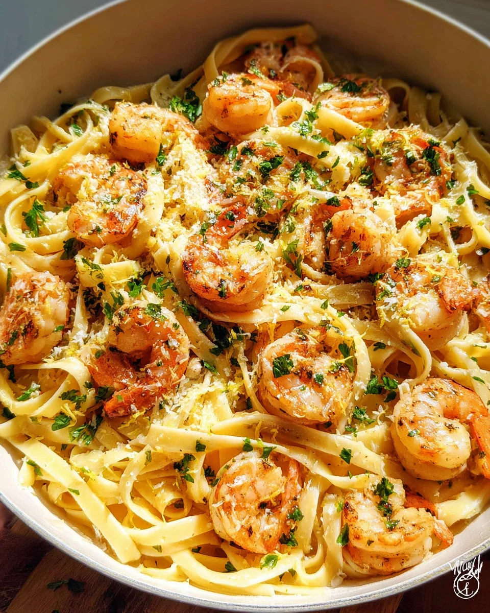Garlic Butter Shrimp Pasta