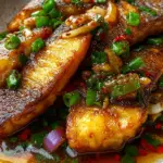 Ginger Onion Fried Sea Bass